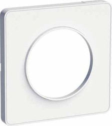 Рамка Schneider Electric Odace Белый 1 пост S52P802