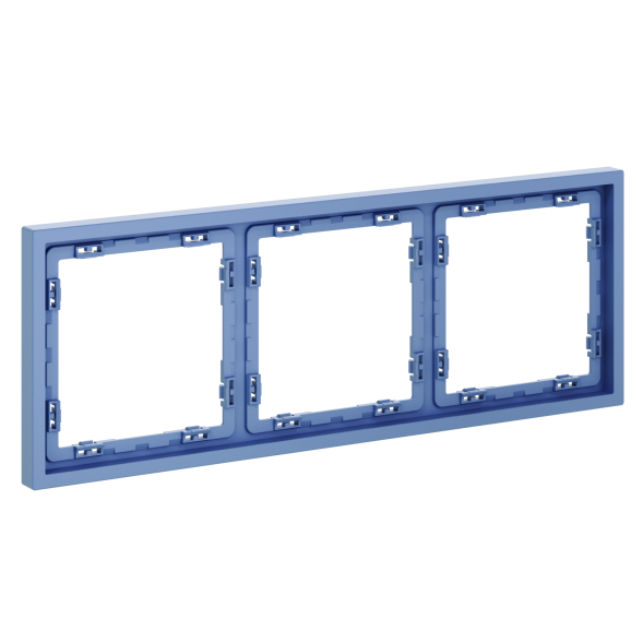 Рамка пластиковая VOLTUM S70 на 3 поста, (деним)