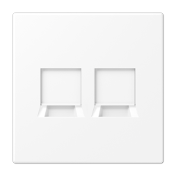 Крышка Jung LS серия белоснежный матовый для модульных гнёзд LS1969-25WEWWM