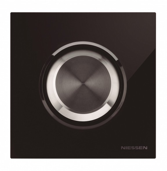 Рамка ABB Skymoon Черное стекло 1 пост 2CLA867100A3101 8671 CN