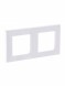 Рамка ABB Levit Белый / Ледяной 2 поста 2CHH015020A6001 3901H-A05020 01W