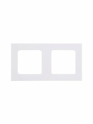 Рамка ABB Levit Белый / Ледяной 2 поста 2CHH015020A6001 3901H-A05020 01W