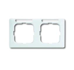 Рамка ABB Reflex SL Альпийский белый 2 поста с полем для надписи 2CKA001754A4060 1732 NSKA-214