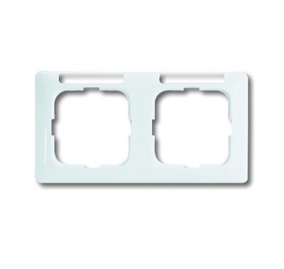 Рамка ABB Reflex SL Альпийский белый 2 поста с полем для надписи 2CKA001754A4060 1732 NSKA-214