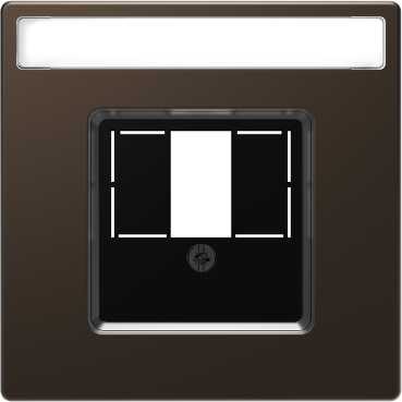 Центральная накладка Merten D-Life мокко для tae/audio/usb MTN4250-6052