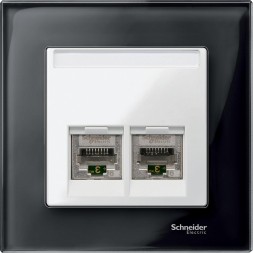 Центральная плата Merten M-серия белый для розетки schneider electric,2п MTN469919