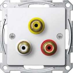 Механизм аудио/видео розетки Merten M-серия MTN4351-0319