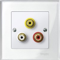 Механизм аудио/видео розетки Merten M-серия MTN4351-0319