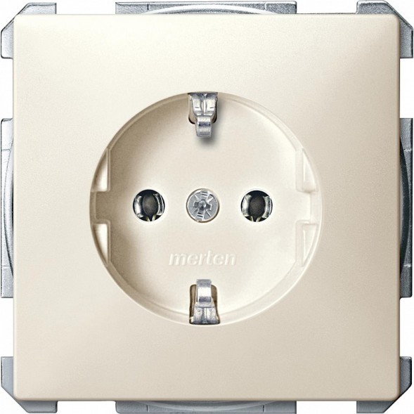 Розетка Merten Artec SCHUKO бежевый MTN2401-4044