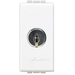 Переключатель с ключом Bticino LivingLight Air Белый N4022C