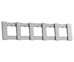 Рамка 5-ая цвет- серый матовый MEITON AA4802M5AS