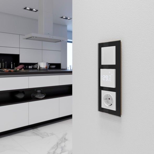 Умный сенсорный терморегулятор для теплого пола белый Werkel W1151201