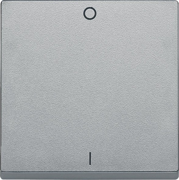 Клавиша Merten M-серия алюминий х1 с символ. 0/1 MTN433260