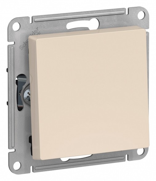Перекрестный переключатель Schneider Electric Atlasdesign Бежевый сх.7, 10АХ, механизм ATN000271