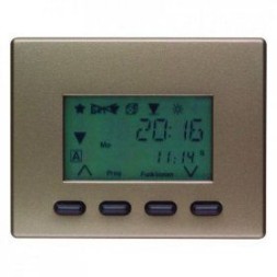 Таймер Berker Arsys светло-бронзовый лак RolloТec "Комфорт" с дисплеем 17749011