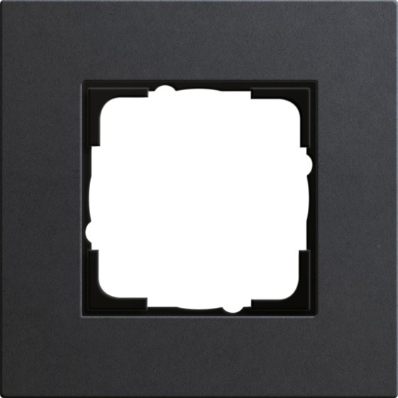 Рамка Gira Esprit Linoleum-Multiplex Антрацит 1 пост 0211226