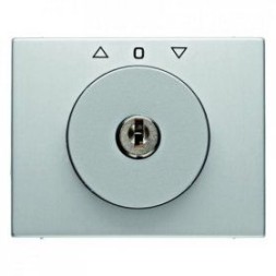 Центральная панель Berker R.1 Berker K.5 алюминий с замком к жалюзийному замочному выключателю 10797203