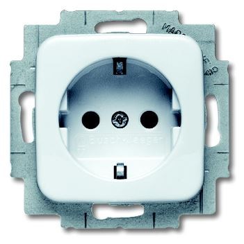 Розетка ABB Reflex SI альпийский белый SCHUKO 16А 250В с защитными шторками 2CKA002013A5371 20 EUCKS-214-500