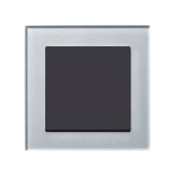 Рамка Schneider Electric Atlasdesign одинарная Nature алюминий стекло ATN320301