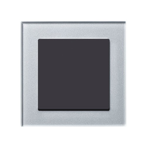 Рамка Schneider Electric Atlasdesign одинарная Nature алюминий стекло ATN320301