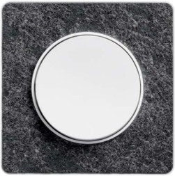 Рамка Schneider Electric Odace Морской камень / Белый 1-постовая S52P802U