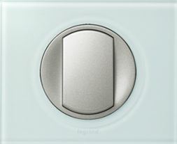 Рамка Legrand Celiane Стекло Смальта белая глина 1 пост 069311