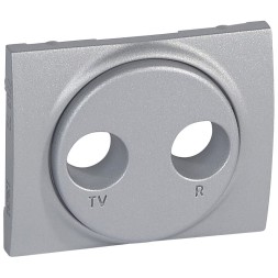Лицевая панель TV-RD Legrand Galea Life алюминий 771372