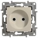 Розетка Legrand Etika слоновая кость 2К - немецкий стандарт - 16 А - 250 В~ 672320