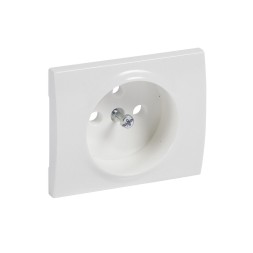 Лицевая панель Legrand Galea Life белая для двойной розетки 2к +З французский стандарт 777027