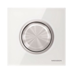 Рамка ABB Skymoon Белое стекло 1 пост 2CLA867100A3001 8671 CB