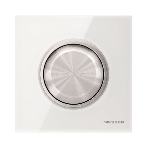 Рамка ABB Skymoon Белое стекло 1 пост 2CLA867100A3001 8671 CB