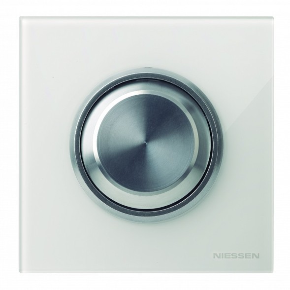 Рамка ABB Skymoon Белое стекло 1 пост 2CLA867100A3001 8671 CB