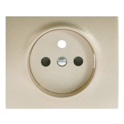 Лицевая панель Legrand Galea Life титан для розетки 2к+З со шторками французский стандарт 771428