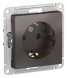 РОЗЕТКА с заземлением, 16А, механизм, быстрозажим. клем., МОККО Schneider Electric Art Gallery GAL000643S