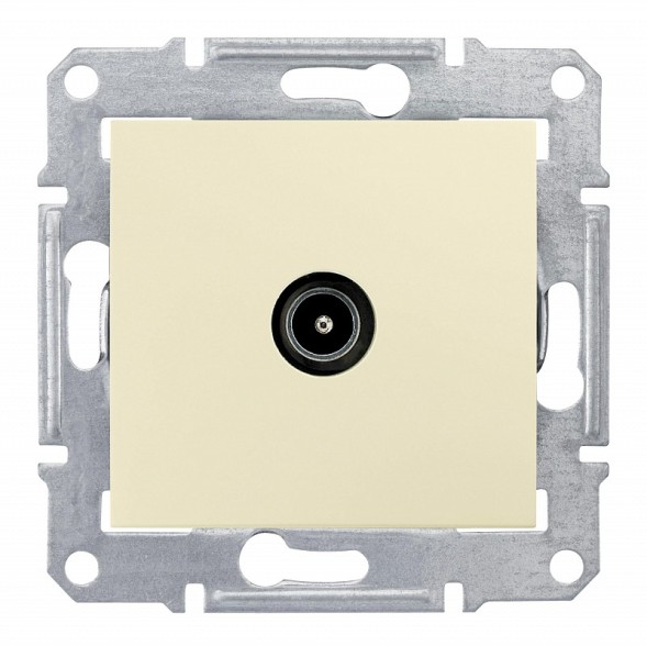 TV коннектор Schneider Electric Sedna бежевый проходной SDN3201847