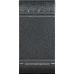 Клавиша Bticino Living Light Антрацит без символа, 1 модуль L4915N