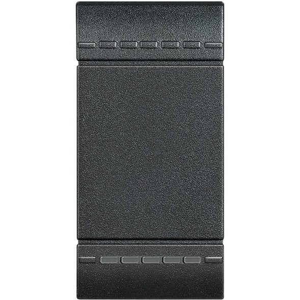 Клавиша Bticino Living Light Антрацит без символа, 1 модуль L4915N