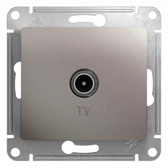 TV Антенна коннектор, механизм Schneider Electric Glossa Платина GSL001293