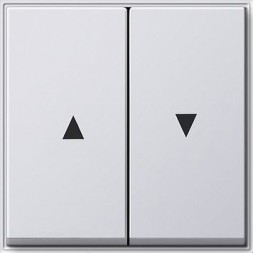 Двойная клавиша для жалюзи Gira TX44 Белый со стрелками 029466