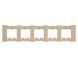 Рамка 5-ая цвет- шампань матовый MEITON AA4802M5ACH