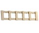 Рамка 5-ая цвет- шампань матовый MEITON AA4802M5ACH