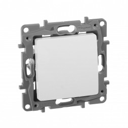 Переключатель Legrand Etika белый одноклавишный 10 A 250 В~ 672205