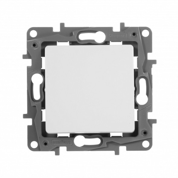 Переключатель Legrand Etika белый одноклавишный 10 A 250 В~ 672205