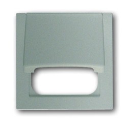 Плата центральная (промежуточное кольцо) ABB impuls шампань-металлик с откидной крышкой для 50x50 мм телекоммуникационных вставок/механизмов AMP Brand-Rex Rutenbeck BTR Telegartner 2CKA001753A5473 1746-79