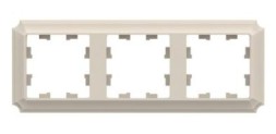 ATN100203 3-постовая РАМКА БЕЖЕВЫЙ, AtlasDesign Antique Schneider Electric