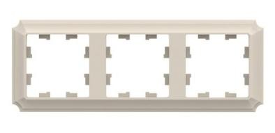 ATN100203 3-постовая РАМКА БЕЖЕВЫЙ, AtlasDesign Antique Schneider Electric