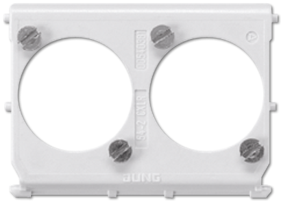 Монтажная вставка Jung SL серия для двойных штекеров на шасси 54-2CXLR