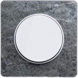 Рамка Schneider Electric Odace Черный / Белый 1-постовая S52P802T