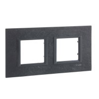 Рамка Schneider Electric Unica Class Иберийский сланец 2 поста MGU68.004.7Z1