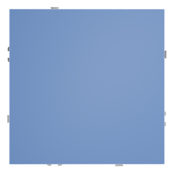 Заглушка VOLTUM S70 с суппортом, (деним)